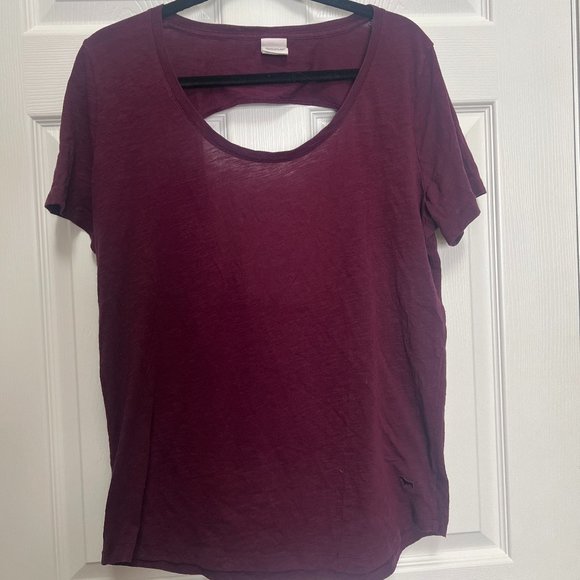 Victoria's Secret PINK Cotton Tee With Open Back - Picture 7 of 7